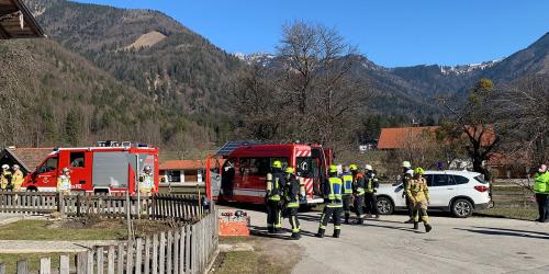 Brand in altem Bauernhaus in Schleching verursacht hohen Sachschaden  