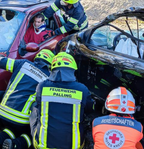 Vierstündiger Einsatzmarathon – Rettungskräfte trainieren die Zusammenarbeit