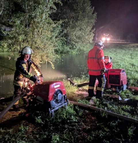 Einsatz für Feuerwehr Stein