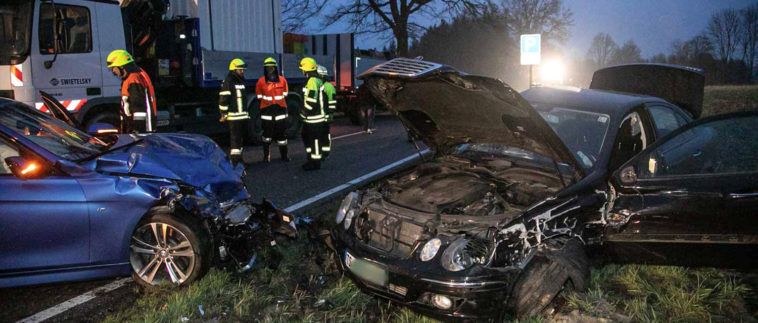 Wonneberg – schwerer Unfall bei Überholmanöver