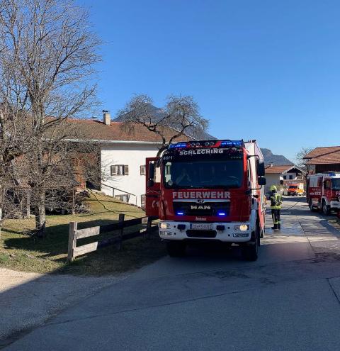 Brand in altem Bauernhaus in Schleching verursacht hohen Sachschaden  