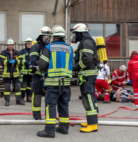 Übung Brandalarm